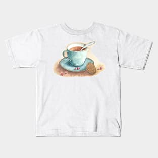 Cup with cookie Kids T-Shirt